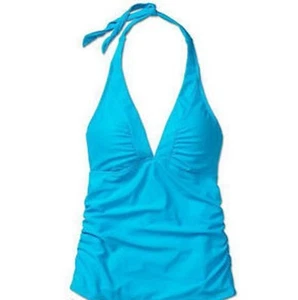 Tankini ATLETA Shirrendipity Halter Nuevo sin etiquetas Pequeño, Azul Brillante, ¡Ajuste Favolador! - Imagen 1 de 5