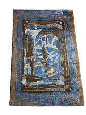 Scandinavian Mid-century modern rya rug by Ramon Isern Sellgren Co Norway