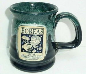 Boreas Bed & Breakfast Inn Mug Deneen Pottery Coffee Cup Handthrown Souvenir '09 - Picture 1 of 6