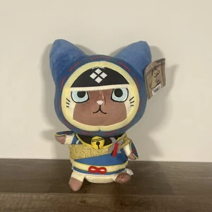CAPCOM Monster Hunter Rise Plush Doll Otomo Airou Palico Chibi Plush Feline Cat - Picture 1 of 10