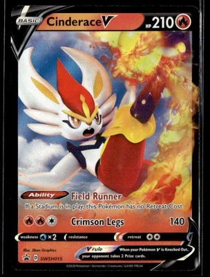 SWSH: Sword & Shield Promo Cards #SWSH015 Cinderace V - Image 1 of 2