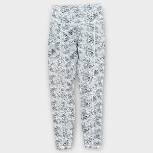 Leggings deportivos para mujer Balance Collection con estampado de serpiente blancos grises talla pequeña - Imagen 1 de 5
