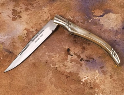 CUCHILLO PLEGABLE PALILLO DE DIENTES GRANDE FALCON-INOX VINTAGE AÑOS 80 EN EXCELENTE ESTADO. Foto 1 de 4