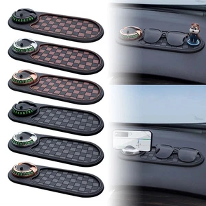 Alfombrilla antideslizante multifunción para tablero de instrumentos de automóvil soporte para teléfono automático y número de estacionamiento - Imagen 1 de 22