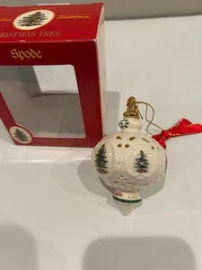 Spode Decorazione in porcellana per albero di Natale in scatola 4,5" - Foto 1 di 3