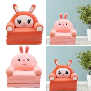 Kids Foldable Sofa Bed Toddler Couch Soft Seat Cushion Fold Out Sofa Chair - Picture 1 of 12
