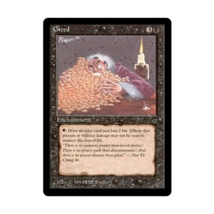 WOTC MtG Legends Greed (R) NM - Picture 1 of 1