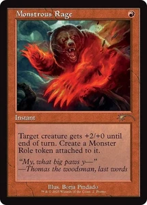 1x Monstrous Rage (2) - FOIL PROMO Retro Frame MTG Unique & Misc. Promos NM Magi - Picture 1 of 1