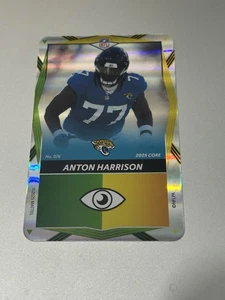 2025 UNO Elite Core Green Yellow Foil Anton Harrison #076 Jacksonville Jaguars - Bild 1 von 2