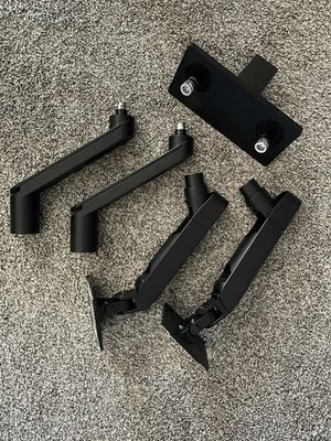 Dell Pro Dual Monitor Arm - MDA20 - Rotate Portrait Landscape - Image 1 of 4