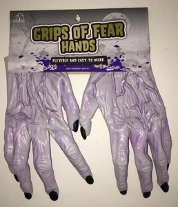 ADULT GHOUL ZOMBIE HANDS LATEX GLOVES COSTUME NEW MR156002 - Picture 1 of 3
