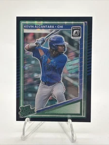 2025 Panini Donruss Rated Prospects Kevin Alcantara #122 [OPTIC BLACK SQUARES] - Picture 1 of 2