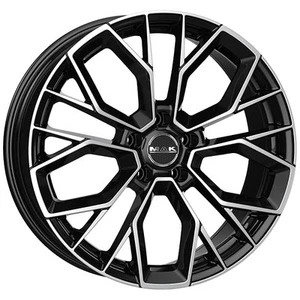 LLANTAS MAK STILO PARA RENAULT LAGUNA III 8.5X21 5X114,3 BLACK MIRROR 9T7 - Imagen 1 de 4