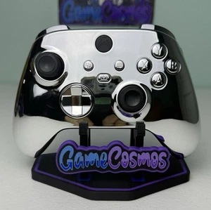 Chrome Silver - Black Accents - Custom Wireless Controller for Xbox Or PC - Picture 1 of 4
