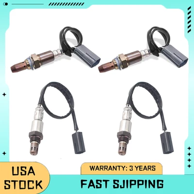 For Infiniti G37 Nissan 350Z 370Z 3.5L 3.7L V6 2008-10 4x Up+Down Oxygen Sensor Foto 1 de 4