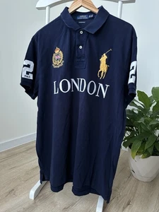 Camiseta Polo Ralph Lauren London #2 Big Pony RL para hombre talla XXL - Imagen 1 de 15