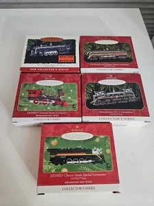 Hallmark Keepsake Ornaments LIONEL TRAIN Collector's Series ( Set Of 5) - Picture 1 of 6
