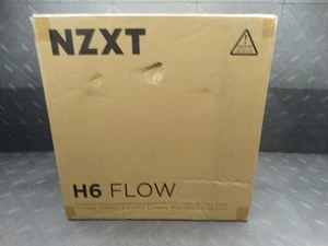 NZXT - H6 Flow ATX Mid-Tower PC Case with Dual Chamber - White Sealed - Picture 1 of 8