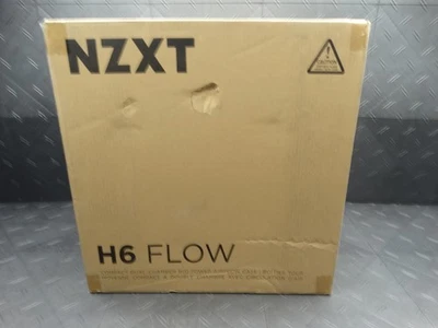 NZXT - H6 Flow ATX Mid-Tower PC Case with Dual Chamber - White Sealed - Image 1 of 4
