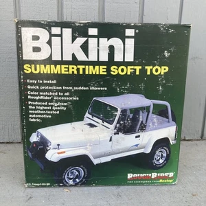 VTG NOS BesTop Bikini Top 52529-37 for Jeep Wrangler YJ 1992-1995 Safari Spice - Picture 1 of 23