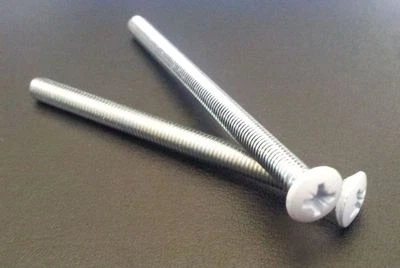 Upvc Door Handles Replacement Screws. M5, 80mm Length White, Gold, Silver, Black - Image 1 of 4