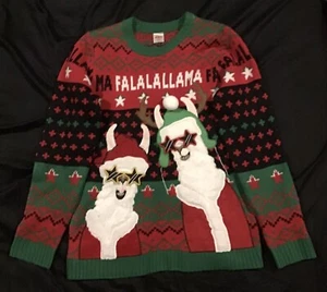 Christmas Ugly Sweater Llama Youth Size 18 XXL - Picture 1 of 2
