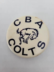 Pinback vintage CBA COLTS - Imagen 1 de 3