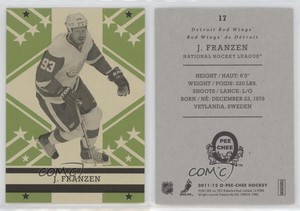 2011-12 O-Pee-Chee Retro Johan Franzen #17