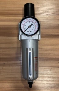 1/2" Air Compressor AUTO Regulator & Filter In Line Combo w/ Gauge - Picture 1 of 3
