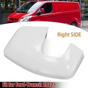 Left Rear View Mirror Rear Cover Cap White For Ford Transit Custom 2012-2023 , - Bild 1 von 8