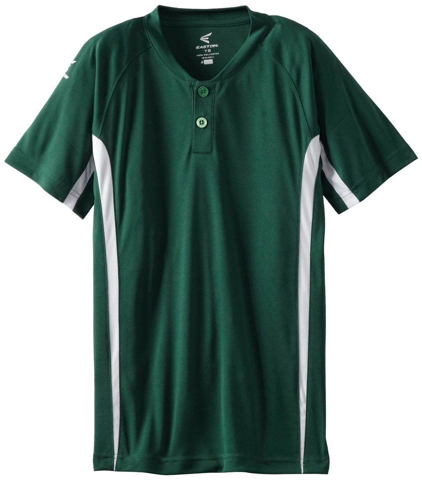 Camiseta Easton Dual Focus Youth - Verde Escuro/Branco - YM - Imagem 1 de 1