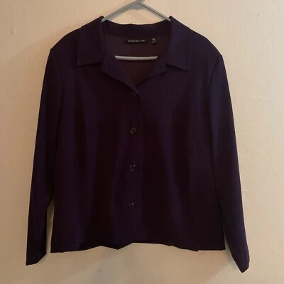 Purple Briggs New York 1X Women’s Blazer - Image 1 of 4