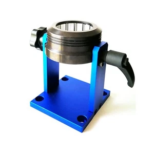 Montagevorrichtung für HSK 63 und BT40 Spannfutter 90° verstellbar Montageblock - Picture 1 of 5