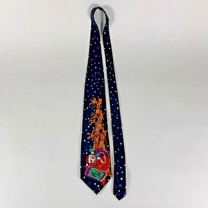 Corbata de cuello de Navidad de Disney Micky Mouse y Plutón con trineo de Santa B-M - Imagen 1 de 4