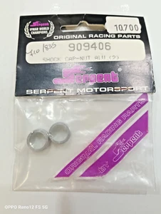 Serpent RC Shock Cap Nut Alu (2pcs) vintage spare parts n.909406 NIB - Imagen 1 de 1