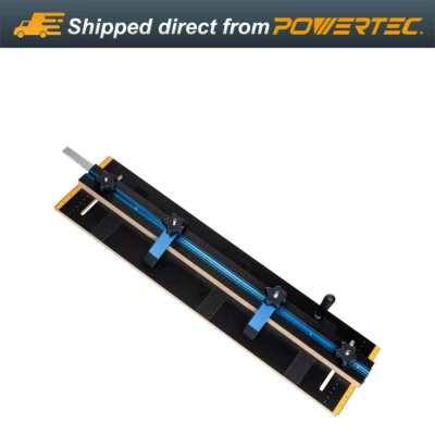 Шаблон конусный/прямолинейный POWERTEC для настольных пил с торцовочным прорезью 3/4 дюйма x 3/8 дюйма - Изображение 1 из 4