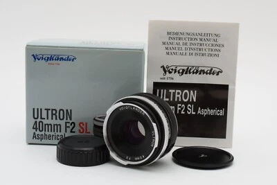 RARE! MD《TOP MINT in BOX》Voigtlander ULTRON 40mm F/2 SL ASPHERICAL Lens JAPAN✈✈✈ - Image 1 of 4