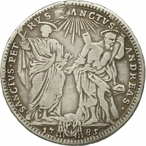 [#651169] Coin, ITALIAN STATES, PAPAL STATES, Pius VI, Testone, 30 Baiocchi, 178 Cover