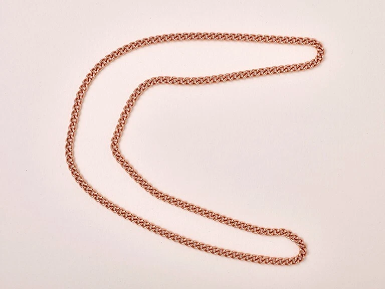 COPPER FAYRE Copper Chain Link Neck Chain Light - 25" / 63.3cm long CN1