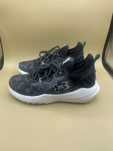 Sz 8.5 Under Armour Harper 8 Turf Men’s Athletic Sneaker Baseball Shoes Black - Picture 1 of 8