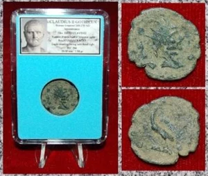 Antike Münze Römisches Reich von CLAUDIUS GOTHICUS CONSACRATIO Adler stehend! - Bild 1 von 4