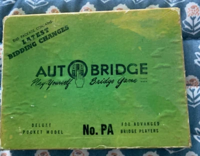1957 AutoBridge Play Yourself Four-Handed Bridge Game Advanced Board Course Set - Image 1 of 4