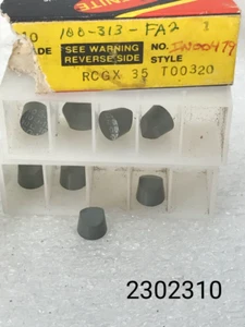 RCGX 35 Q10 New Lot of 8 Valenite Ceramic Carbide Inserts - Picture 1 of 6