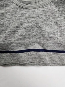 IZOD Sport BH S Small grau grau gerippt blau gestreift - Bild 1 von 6