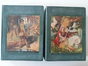 My Book House Vol. 4 & 5 The Treasure Chest / From the Tower Window 1920 &1921HC - Picture 1 of 12