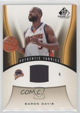 2006-07 SP Game Used Edition Authentic Fabrics Gold /100 Baron Davis #127