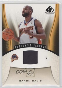 2006-07 SP Game Used Edition Authentic Fabrics Gold /100 Baron Davis #127
