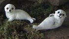 Robbe Figur wei Seehund Heuler Deko Garten Skulptur Farmwood neu verschiedene