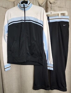 Vintage Nike 2 Piece Athletic Capri Tracksuit - Women's XL - Picture 1 of 12