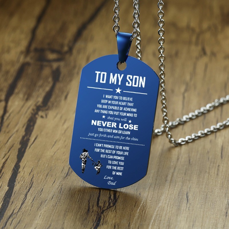 Men Personalised Dog Tag XMAS Gift 